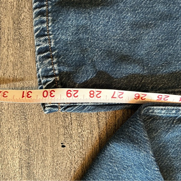 Arizona Jean Company Low Rise Baggy Blue Flare Wide Leg Cargo Jeans NWT size 4 - Picture 4 of 6